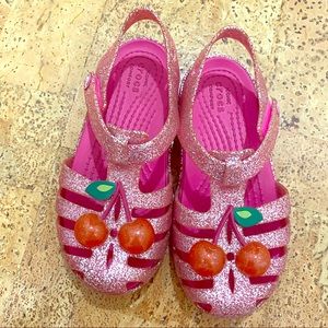 Crocs Cherry Jelly shoes (toddler 9)